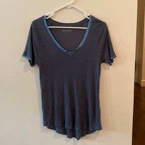 Zadig&Voltaire blue tee shirt with metallic edging. Size S